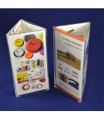 Tripusis reklaminis stovelis bukletams 3x1/3 A4