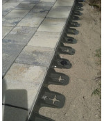 Plastikinis bortas 800x75x44 mm žalias