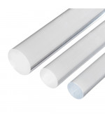 PMMA organinio stiklo strypas 6x2000 mm, skaidrus