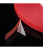 Lipni dvipusė skaidri juosta 19 mmx50 m