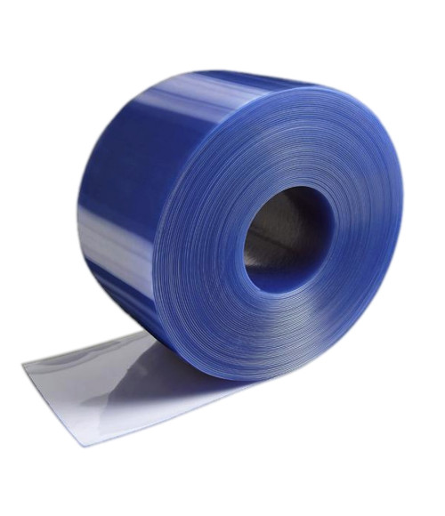 PVC juostų užuolaida, lygi (200 mm x 2 mm x 50 m)