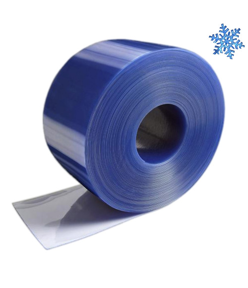 Šalčiui atspari PVC juostų užuolaida, lygi (300 mm x 3 mm)