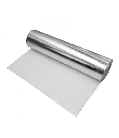 Stiklo audinys dengtas aliuminio folija (0.2x1200 mm)