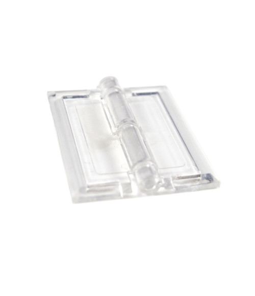 permatomi plastikiniai vyriai