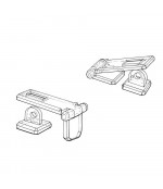 PMMA organinio stiklo sklendė - užraktas