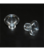 Organinio stiklo rankenėlė 30x14 mm, apvali