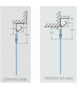 PVC juostų laikiklis 400 mm