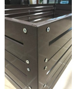 Pakelta lysvė KLASIKA GARDEN 1500x750x300 mm ruda