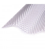 Banguota skaidri stogo danga 2.6x1045 mm, DIAMOND 76/18 GUTTA