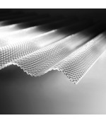 Banguota skaidri stogo danga 2.6x1045 mm, DIAMOND 76/18 GUTTA