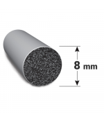 Profilis iš mikroporinės EPDM gumos 8 mm