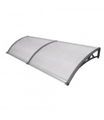 Polikarbonatinis stogelis su lataku  930 x 3000 mm