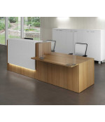 Apsauginė sienelė iš 4 mm organinio stiklo 150x1200x900 mm