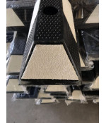 Guminis parkavimo bortelis - ratų atmušėjas 180 cm (su tvirtinimo elementais)