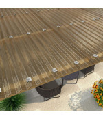 Banguota tamsinta stogo danga 2.6x1045 mm, DIAMOND 76/18 GUTTA