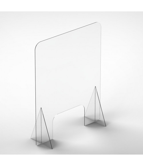 Apsauginė sienelė iš organinio stiklo (įvairių dydžių)