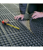 Guminis sujungiamas kilimėlis 12x914x914 mm