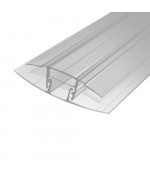 Polikarbonato sujungimo profilis H 16-20mmx3 m / 6 m (click)