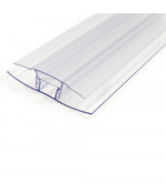 Polikarbonato sujungimo profilis H 16-20mmx3 m / 6 m (click)