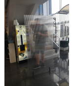 Apsauginė sienelė iš 16 mm kanalinio polikarbonato (įvairių dydžių)