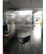 Apsauginė sienelė iš 16 mm kanalinio polikarbonato (įvairių dydžių)