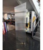 Apsauginė sienelė iš 16 mm kanalinio polikarbonato (įvairių dydžių)