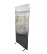 Apsauginė sienelė iš 16 mm kanalinio polikarbonato (įvairių dydžių)