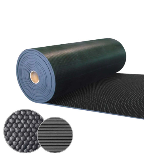 Guminis kilimėlis su tekstiliniu intarpu (12x2450 mm)