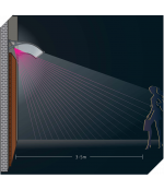 Stogelis SMART su LED apšvietimu ir lataku 6x980x1500 mm