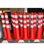 Lankstus įspėjamasis stulpelis 755 mm (oranžinis)