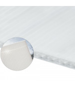 Baltas kanalinis polikarbonatas 16 mm