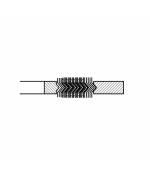 Tarpinė Dimerflex ST40 DN80 142x114x97x90x4.8/3 mm (PN10/40)