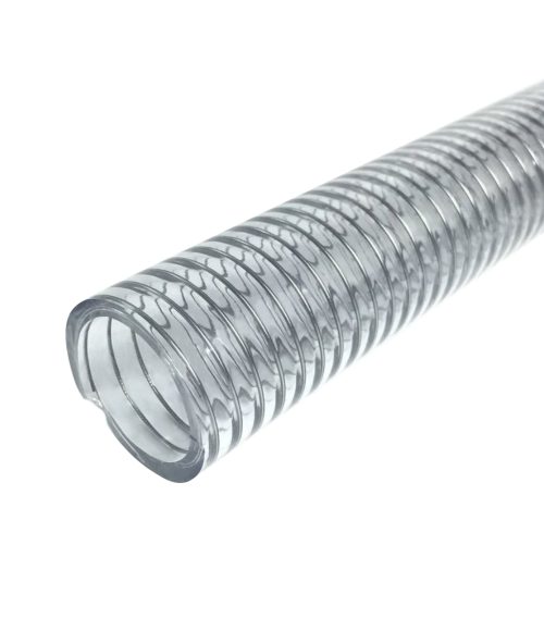 PVC žarna su metaline spirale (102 mm) Transmetal