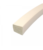 Profilis iš silikoninės porėtos gumos 10x25 mm