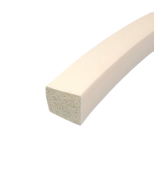 Profilis iš silikoninės porėtos gumos 11x11 mm