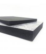 Mikroporinė guma 10x1000x2000 mm (A) juoda (lipni) OC