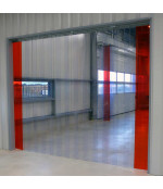 PVC juosta 200mmx2mm raudona