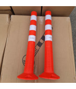 Lankstus įspėjamasis stulpelis 755 mm (oranžinis)