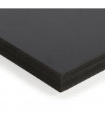 PVC putintas (3x2050x3050mm) Foamalux, juodas