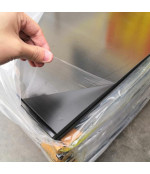 PVC putintas 3x2050x3050mm Foamalux, juodas