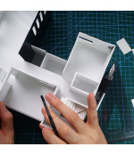 PVC putintas 5x2050x3050mm Foamalux, juodas