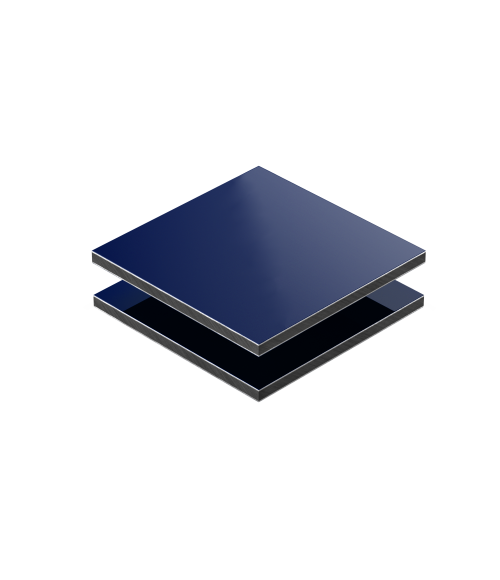 Aliuminio kompozito plokštė 3x1500x4050 mm mėlyna