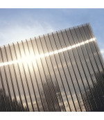 Kanalinis polikarbonatas 10x2100x6000 mm, bronzinis Brett Martin (1.7 kg/m2)