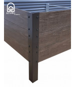 Pakelta lysvė Klasika Woodlook 1500x750x300 mm, ruda