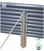 Pakelta lysvė Klasika Woodlook 1500x750x300 mm, ruda