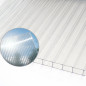 Kanalinis polikarbonatas 4x2100x6000 mm, skaidrus TitanPlast Light (0.5) (nerūšinis)