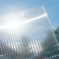Kanalinis polikarbonatas 4x1050x2000 mm, skaidrus Light Polygal (0.55 kg/m2)