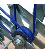 Apvalus diržo ruošinys PU 8 mm, lygus