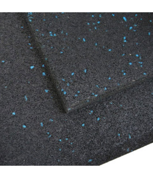 Guminė aikštelių danga 30x1000x1000 mm - su mėlynomis granulėmis