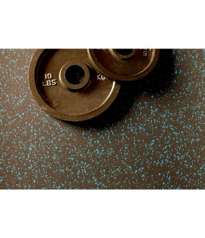 Guminė aikštelių danga 30x1000x1000 mm - su mėlynomis granulėmis